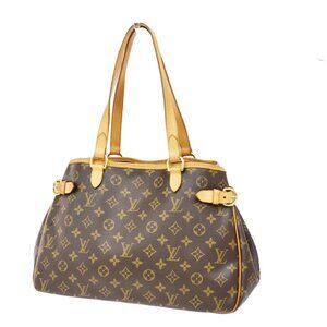 LOUIS VUITTON Batignolles Horizontal Shoulder Bag Monogram Brown 628-082825